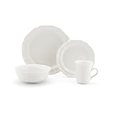 ミカサ5223387 40 Piece French Country食器セット、クリーム