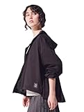 [アメトハレ] 全天候ウインドブレーカー 軽量 はっ水 AH-503 UV撥水ウィンドブレーカー レディース (M, ブラック)
