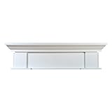 Fypon LDCH87X18 86 1/2W x 92OW x 5 1/2P x 18 1/4 Large Massive Door Crosshead by Fypon