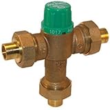 Zurn 1-zw1017 X LC温度自動ミキシングバルブ、Asse 1017 1 " Cu汗鉛フリーCast Bronze