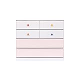 アルファタカバ ベビータンスシリーズ 100cm幅4段 シャスタ パステルピンク (カラフル)