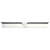Buildersエッジ060010965123 65 5 / 8 " x 9 "フラットパネルウィンドウヘッダー123、ホワイト