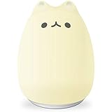【改善版】ZNT MOEシリーズ 萌えニャンコ ナイトライト 無段階 調光 子供安全素材 USB充電 50時間連続動作 間接照明 電球色 出産祝い プレゼント 枕元 ライト 授乳ライト 常夜灯 ルームライト 寝室