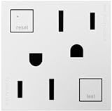 Legrand Adorne AGFTR152W4 Tamper Resistant GFCI outlet 15 Amp White [並行輸入品]