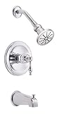 Danze D520155T Sheridan Single Handle Tub and Shower Trim Kit with 3 1/2-Inch Showerhead, Chrome [並行