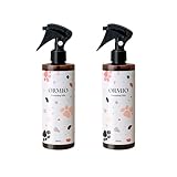 【獣医師監修】 ORMIO 犬 猫 ドライシャンプー シャンプー 消臭スプレー 低刺激 国産 オーガニック グルーミングスプレー 300ml (２本)