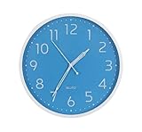 ブルートゥース 掛け時計 BLUTO ハンドメイド木製ブルートゥース 掛け時計 直径30cm 壁掛け時計 おしゃれ 掛時計 北欧 時計 インテリア (ホワイト)