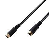 フジパーツ S端子ケーブル 1Sプラグ-1Sプラグ 1.5m FVC-126A