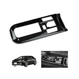 コンソールスイッチパネルカバー トヨタ プリウス60系 専用アクセサリー インテリアパネル SANQUUQOO PRIUS 60系アクセサリー 専用 シフトパネルカバー 車種専用設計 コンソールス ABS製 プリウス60 内装パーツ カスタム ドレスアップ 保護パーツ 1PCSセット傷防止 簡単取付 (ピアノブラック)