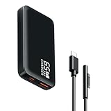 Surface充電器 65W/45W サーフェス充電器 PD急速充電 Surface Pro/Surface Go/Surface Laptop/Surface Book互換 折畳式 ACアダプター Surface to USB-C充電ケーブル付き USB-C & USB-Aポート搭載 電源アダプター (ホワイト)
