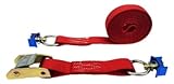 1 "カムバックルストラップ – Single Stud l-track 6 ft レッド 750641R-6