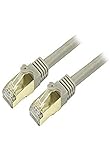 StarTech CAT6Aイーサネットケーブル6-10ギガビットシールドsnagless RJ45 100ワットPOEパッチコード - 10GBE STPカテゴリ6AネットワークケーブルW /ストレインリリーフ - グレー吸虫試験UL/TIA認定（c6aspat6ingr） 6インチ/ 15センチメートル グレー