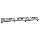 Jaclo 6216-42-bss 42In Wave Grate, Brushed Stainless Steel, 42", Brushed Stainless Steel [並行輸入品]