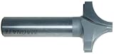 Magnate 1278 Plunge Flat Roundover Router Bits - 1/2 Radius; 1/4 Small Diameter by Magnate