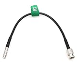 HangTon 30cm 4K 12G SDI ビデオケーブル、HD マイクロBNC - 標準BNC、ブラック、Blackmagic Video Assist 5インチモニター、マイクロスタジオカメラ 4K G2、ATEMスイッチャー用