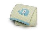 Carter's Easy Printed Embroidered Boa Blanket, Elephant (Discontinued by Manufacturer) by Kids Line
