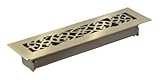 Truaire C164-OPB 02X12(Duct Opening Measurements) Decorative Floor Grille 2-Inch by 12-Inch Ornament