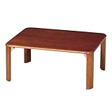 CtoC JAPAN Select テーブル 折りたたみ ブラウン 幅75cm×奥行60cm×高さ32cm