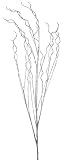 Pack of 12 Silver Glitter Branchクリスマスデコレーション44.5 "