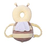 Madholly 赤ちゃん転倒防止 乳幼児用ごっつん 赤ちゃんのごっつん防止 リュック セーフティー安全頭保護メッシュ 適用年齢6ヶ月～18ヶ月