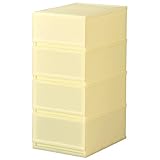 プラスト ミルキー 収納ボックス 4段 FR Y イエロー FR3404
