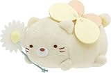 すみっコぐらし ざっそうとようせいのお花畑 ぬいぐるみバッジ ねこ AB14001