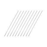 uxcell ラウンドロッド ラウンドバー 旋盤バー DIYクラフト用 304ステンレス鋼 1mm x 100mm 10個入り