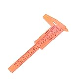 Perfk ノギス　測定　ツール　ルーラー　 T型定規　80mm　プラスチック製　長さ測定