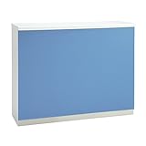 プラス　DKシリーズ　ハイカウンター　引違い戸タイプ　DK-12HS　　ライトブルー/ホワイト