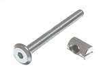 家具Cot Bedボルトアレンヘッド・バレルナット6 mm m6 X 60 MM ZP (パックof 4 )