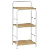 シェルフ タオ 3段シェルフWH/NA 400×300×880mm