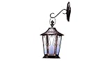 Solar LED Antique Coach Wall Lantern [並行輸入品]