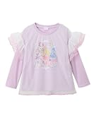 [ニッセン] Tシャツ・カットソー 【キミとアイドルプリキュア 】 チュール使いTシャツ（女の子） パープル 120