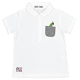 アスナロ（トップス 半袖tシャツ） ポロシャツ ベビー 男の子 子供 はらぺこあおむし ERIC CARLE95 ホワイト