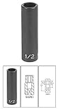 Grey Pneumatic (1018MD) 3/8' Drive x 18mm Deep Socket [並行輸入品]