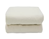 Tadpoles Set of 2 Organic Porta - Crib Fitted Sheets, White by Tadpoles [並行輸入品]