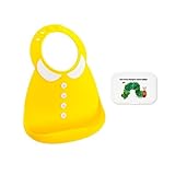 make my day(メイクマイデイ) MMD　シリコンビブ　ガーリーイエロー　ビタットはらぺこあおむしのおまけ付きセット