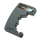 F Fityle バッテリ電圧テスター　AA/AAA/C/D/9V 1.5V用　ユニバーサル　小型　軽量