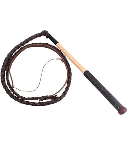 Bullwhip 8ft Genuine Leather Indiana Jones Style Whip for