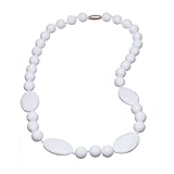 Jelly Strands Bleckley Baby Teething Necklace White by Jelly Strands
