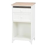 不二貿易 マルチ収納チェスト ミーティ 幅41cm ホワイトウォッシ 51012