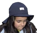 (ピッカプー) Pickapooh オーガニックコットン UVカット帽子 ファイヤーマン UPF80ネイビーブルー サイズ 50cm