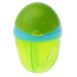 Kesoto 全3色 赤ちゃん粉ミルクケース 高いポータブル 洗うやすい - 緑