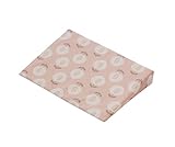 サンデシカ　スリーピングピロー 吐き戻し防止ベビー枕 / 透湿防水タイプ お花ピンク_洗えるヌード枕 【日本製】