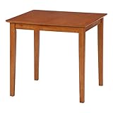 不二貿易(Fujiboeki) ダイニングテーブル ライトブラウン 75×75cm スノア 98859