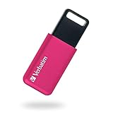Verbatim バーベイタム USBメモリ 64GB USB3.1(Gen1) スライド式 ストラップホール付き ピンク USBSLM64GPV1