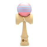 Kendama USA Tribute Kendama - Pink W. 3 Lt Blue Stripes Model: TRB303 [並行輸入品]