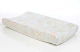 Glenna Jean Central Park Changing Pad Cover, Blue/Chocolate/Tan/White by Glenna Jean [並行輸入品]