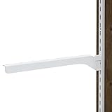 和気産業(Waki Sangyo) 1X4ピラシェル棚受 棚受け金具 1X4材 4枚用 右 345mm ピラシェルシリーズ 棚板 壁面 収納 1枚入 白 WPS043