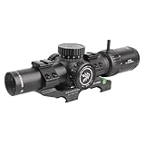 SWAMP DEER OPTICS HD 1.2-6X24IR-A ライフルスコープ ショットスコープ サバゲー照準器 ワンピースマウント付（BK）